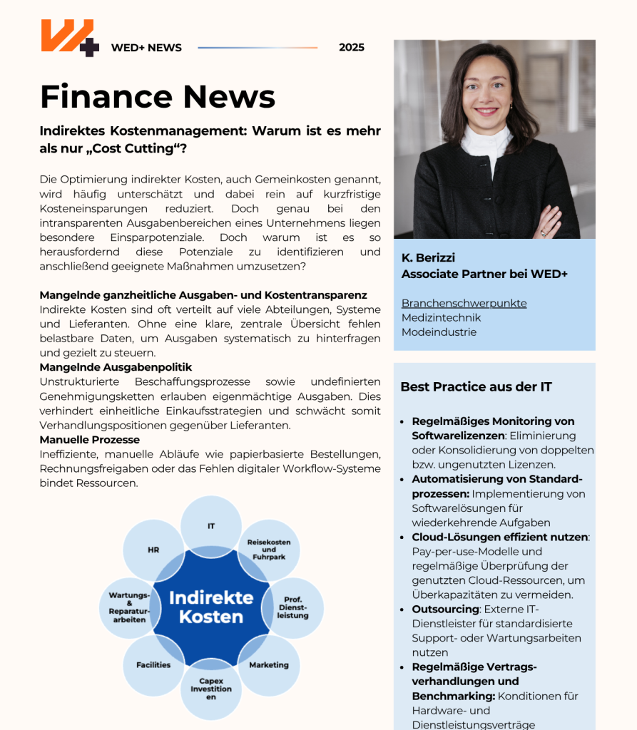 WED+ Finance News – Kristin Berizzi, Associate Partner